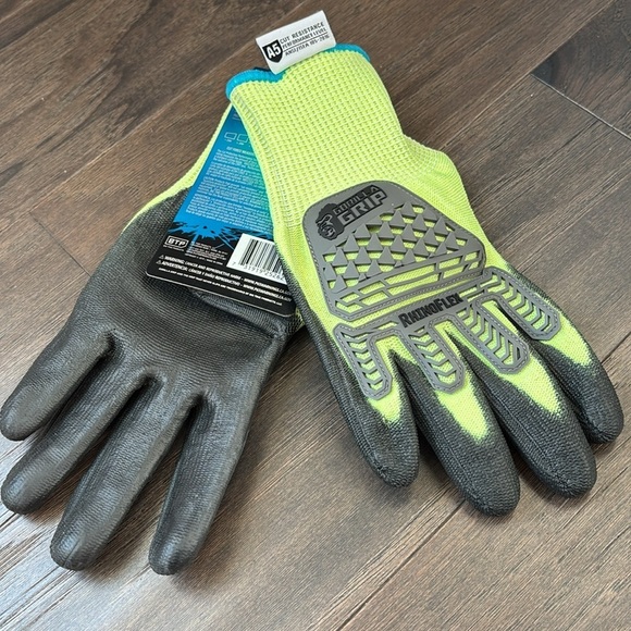 Gorilla Grip Hi-VIS Rhinoflex cut protection, max grip touch screen compatible - Picture 3 of 7